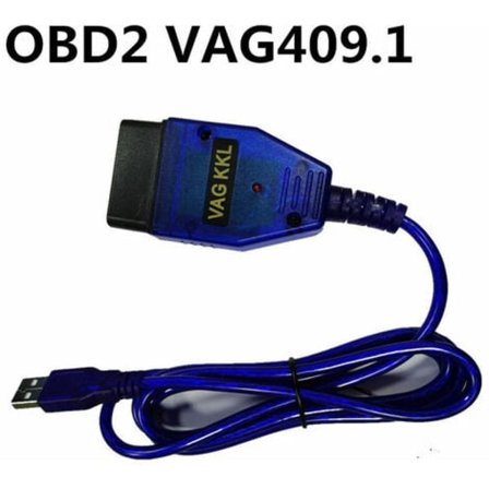 Bildiagnostisk verktøy, skanner for Audi A2 A3 A4 A6 A8 Q7 Tt S3 S2 80 409 100, Obd2 Vag409.1, USB-kabel 200