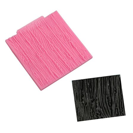 Trebarktekstur Tremønster Mat Fondant Silikonformkake