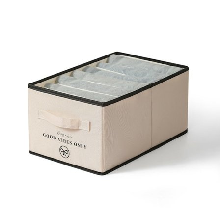 Garderobe Tøj Opbevaringsboks Stof Opbevaringsboks 7 GRIDS 7 GRIDS