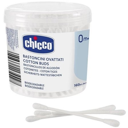 Chicco Bastoncini Cotonati 160 Pezzi 0Mesi+