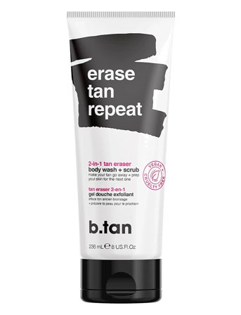 B.Tan Erase Tan Repeat - 2-In-1 Bodywash + Scrub - Nude - 237 ML