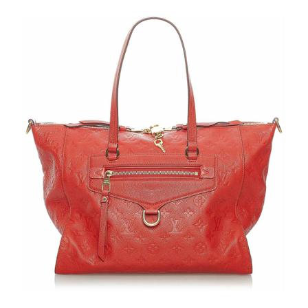 Louis Vuitton Vintage, Pre-owned Bag Rood, Dames, Maat:ONE Size,leer