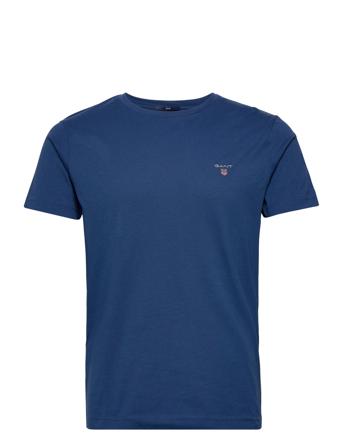 Original Slim T-Shirt T-shirts Short-sleeved Blå GANT