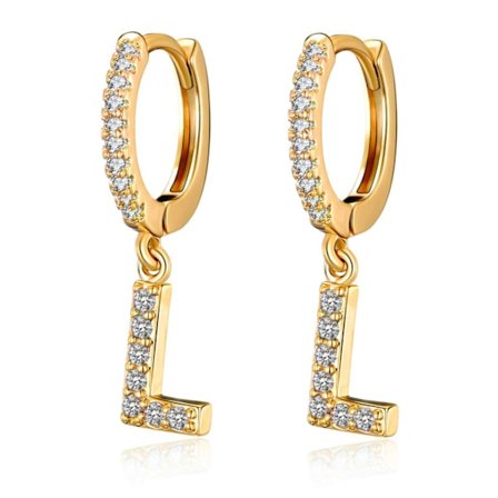 Hoopörhängen för kvinnor flickor 18K guldpläterad Dain