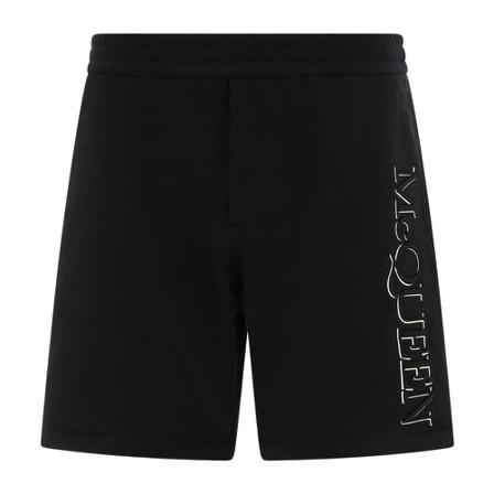 Alexander McQueen, Shorts Czarny, Mężczyzna, Rozmiar: S