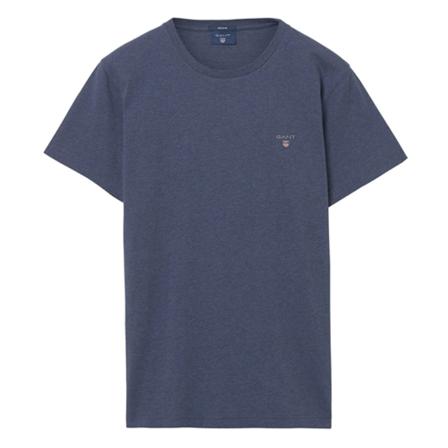 Gant - T-shirts - Blå - Herr - Storlek: L, Herr, Storlek: L