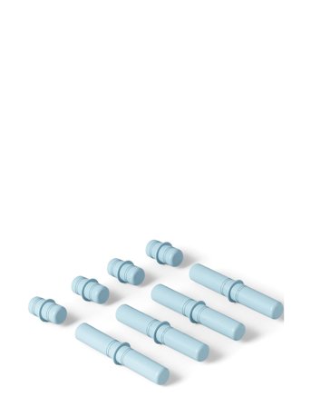 8 X Connector Pegs Blue MODU