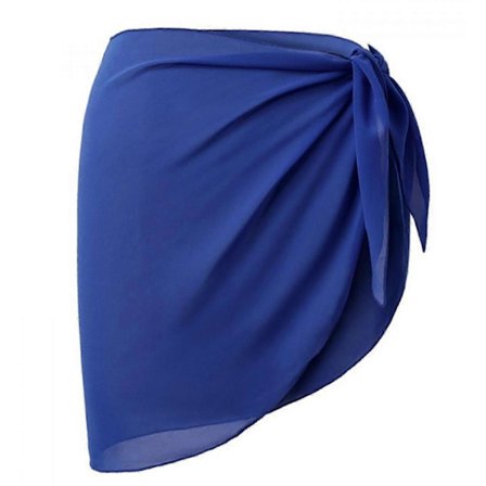 Badedrakt Cover Up for Kvinner Sommer Strand Skjørt Badedrakt Bikini Cover-ups (Blå)