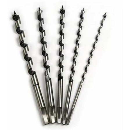 5 st/set 230 mm Super Long Auger Borr Bits Hex Shank Auger Borr Bits För Träbearbetning