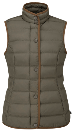 Alan Paine W's Calsall Quilted Waistcoat Olive