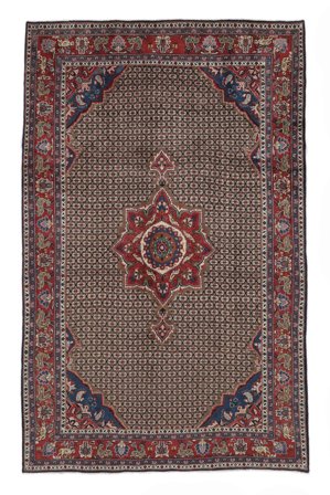 Hand Knotted Persian Koliai Rug 210X338 Black/Brown