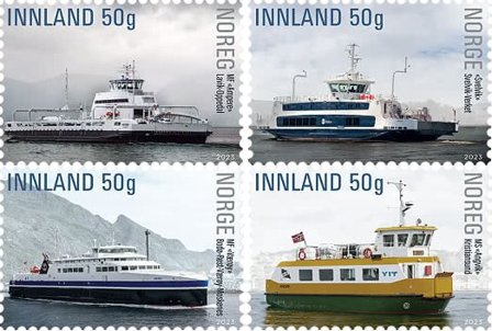Norge - Færger - Postfrisk sæt 4v