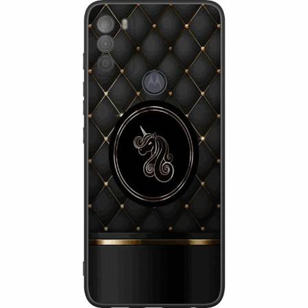Motorola Moto G50 Svart Skal Luxury Unicorn