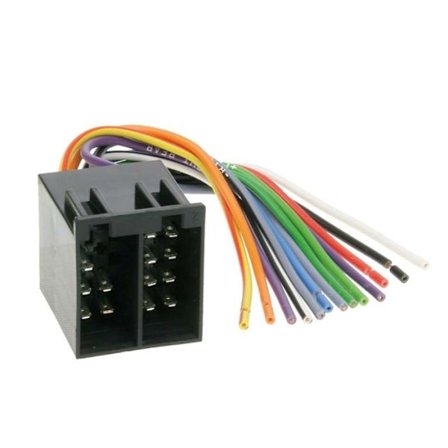 Bilradiokabelkabel ISO-kontakt > Avskalade ändar