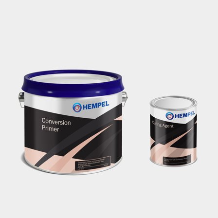 Overgangsmaling / epoxygrundmaling Hempel Conversion Primer, 2.5 liter - Light Red (50711) - Bådmaling