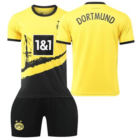 23-24 Dortmund hemmatröja nr 11 Reus fotbollströja 9 Allais 22 Bellingham barn tröja set 2324 Home No Number(S,2324 Home No Number)