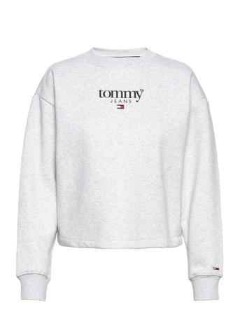 Tjw Rlxd Essential Logo 1 Crew Sweatshirt Trøje Grå Tommy Jeans