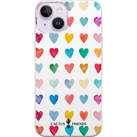 Yhteensopiva Puhelinkuori Apple Apple iPhone 14 Cactus and Friends - Watercolor Love Grid