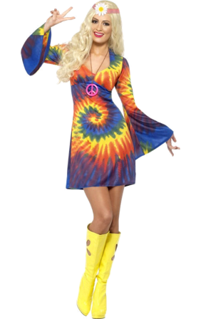 60-luvun Tie Dye Hippiasu S