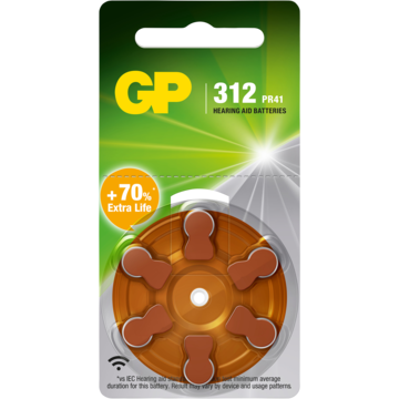 Batteri Høreapparat Za 312/Pr4