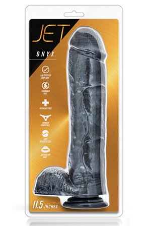 Kjøp Jet Onyx Carbon Metallic Anal Dildo 29cm - Analdildo | God pris