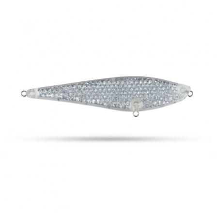 Scout Jerkbait 16 cm 68g Slow Sink - Blank Silver Glitter
