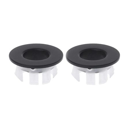 2 stk. tilbehør vask overløb trim ring bassin overløb dæksel bassin overløb ring badeværelse vask overløb dæksel