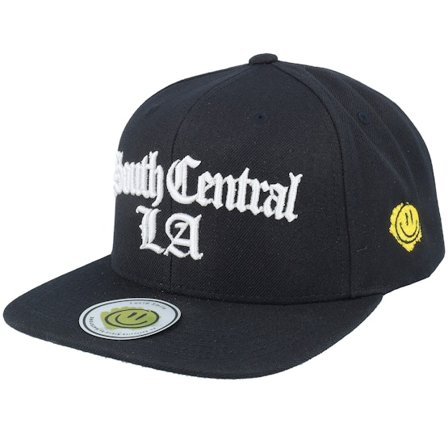 Lucid Smile - Svart snapback Caps - South Central La 3d Script Black Snapback @ Hatstore