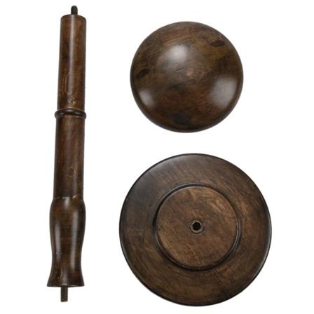 Vintage Trehattstativ Hårbøyleholder Visningsstativ