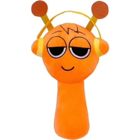 Sprunki Spill Plysj, Sprunki Leker Plysj, Myk Kosedyr Putepute Jule Bursdagsgaver til Voksne Barn (Oransje)