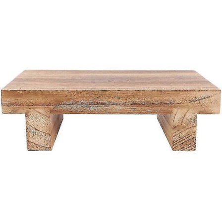 Multifunktionel indendørs udendørs flytbar fodskammel træ sengebordsskammel kompatibel med hjemme dagligstue