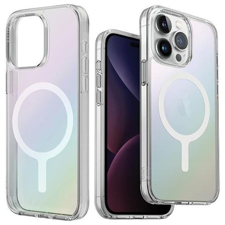 UNIQ LifePro Xtreme iPhone 15 Pro 6.1-deksel Magclick Lader opal/iriserende