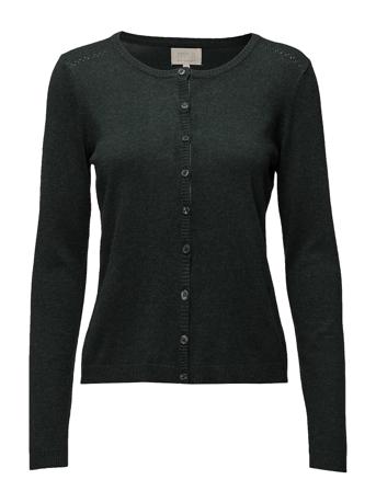 New Laura Cardigan Strikkegenser Cardigan Grønn Minus
