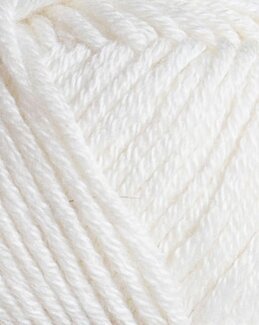 Lanka Merino Bomull Valkoinen-Järbo