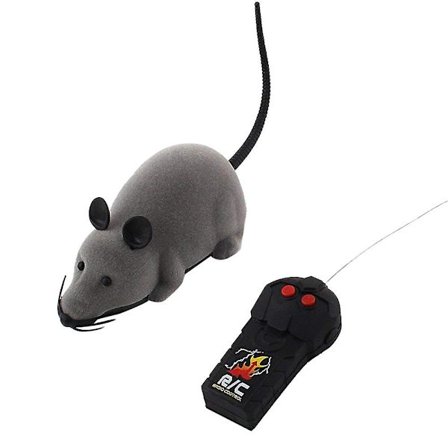 Rc trådlös elektronisk fjärrkontroll Mus Råtta Pet Toy