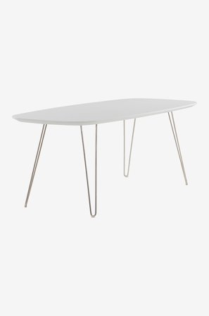 Jotex - Spisebord 90x200 Cm Matt hvit - BLEVIO - Kjøp Spisebord hos Jotex