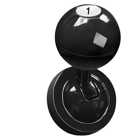 Joystick til start og stop af motor, knap formet som et billardbord, simpelt starthåndtag til bilen, praktisk og effektiv