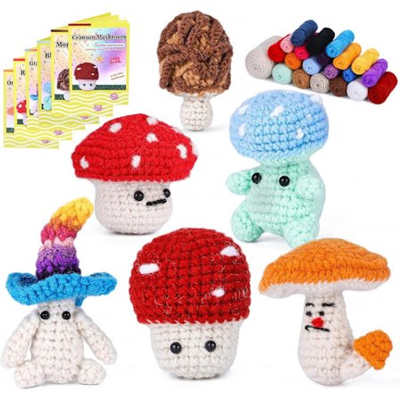 Beginner Crochet Kit, Crochet Kit with Step-by-Step Instructions and Video Tutorials, Crochet Kit with Complete Tools