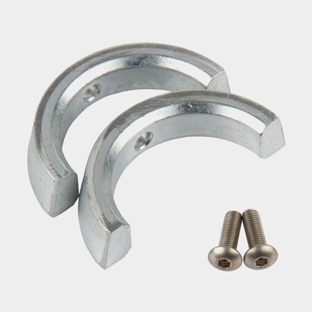 Anodsats 2-bl folding för propelleraxel D1, D2, zink