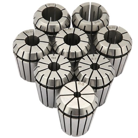 8PCS Mangaaniteräs ER32 Jousiholkki CNC-jyrsinkone Sorvaus Kaiverruskone