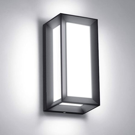 Utendørs vegglampe 18W Aluminium Utendørs veranda vegglampe IP65 Vanntett veggmontering