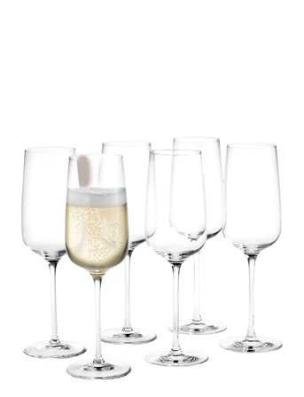 Holmegaard | Bouquet Champagneglas 29 Cl Klar 6 Stk. | 29 CL