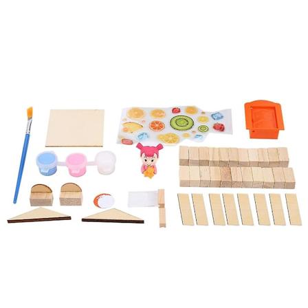 Opettavaisia lelulahjoja lapsille - Mini DIY nukketalo mallilelu nuken kanssa