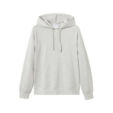 Mango Huvtröja med känguruficka grå, Herr Hood tröjor, Herr, Storlek: 2XL