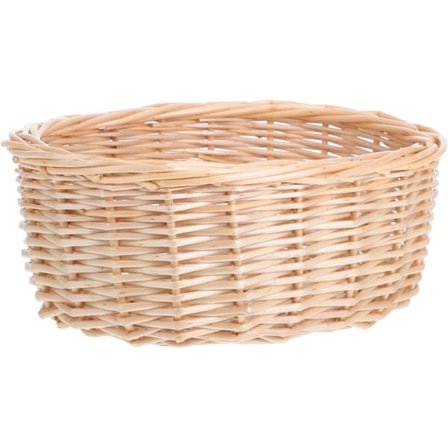 Elegant Brödkorg i Flätad Korg 21cm Sjögräs Snacksförvaring för Kök Fruktbricka Snacksställ