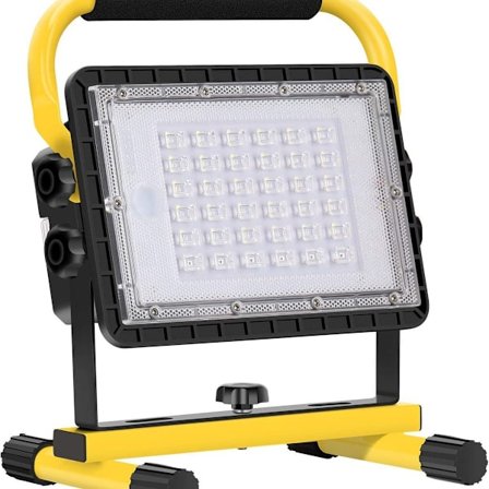 Oppladbar LED-flomlys, 60W byggeplasslys 20800mAh opplading