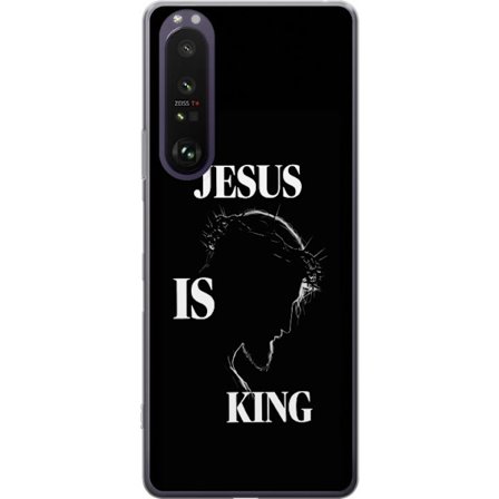 Yhteensopiva Puhelinkuori Sony Xperia 1 III Värikkäitä kawaii-hahmoja pinottuna pystysuunnassa violetilla taustalla, pehmeillä muodoilla ja leikkisäll