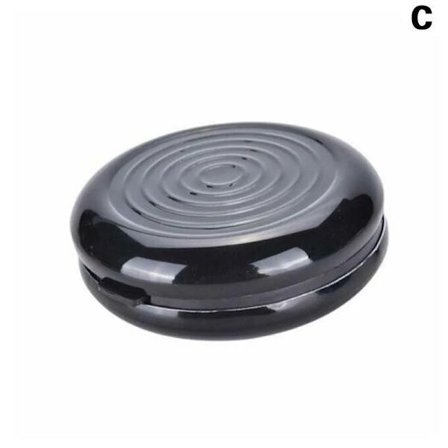 Myntdispenser i aluminiumsett $ Myntveske Lommebok Liten Rund Endring Oppbevaringslommebok Samlingsorganisator Displaybeholder