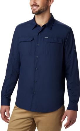 Columbia Montrail Men ́s Silver Ridge Eu 2.0 Long Sleeve Shirt Men long-sleeved shirts Blue S
