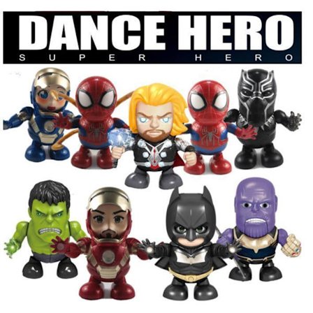 Marvel Heroes Dance Hero 8st Modeller